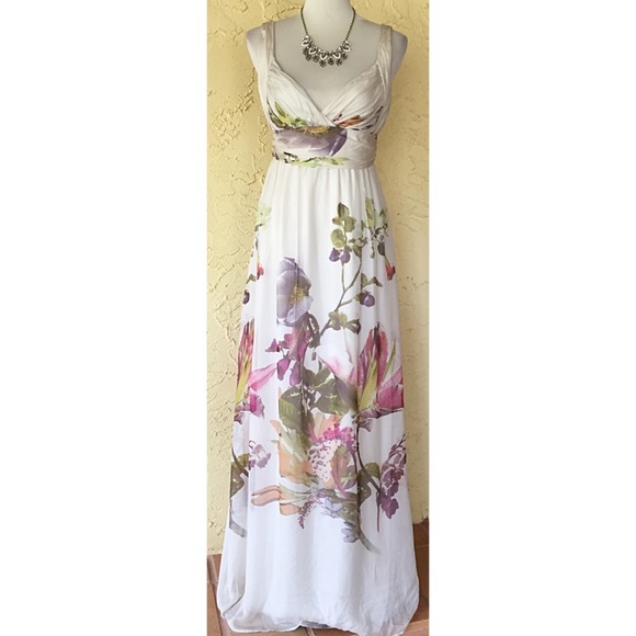 Zara Dresses & Skirts - Zara silk, floor length dress